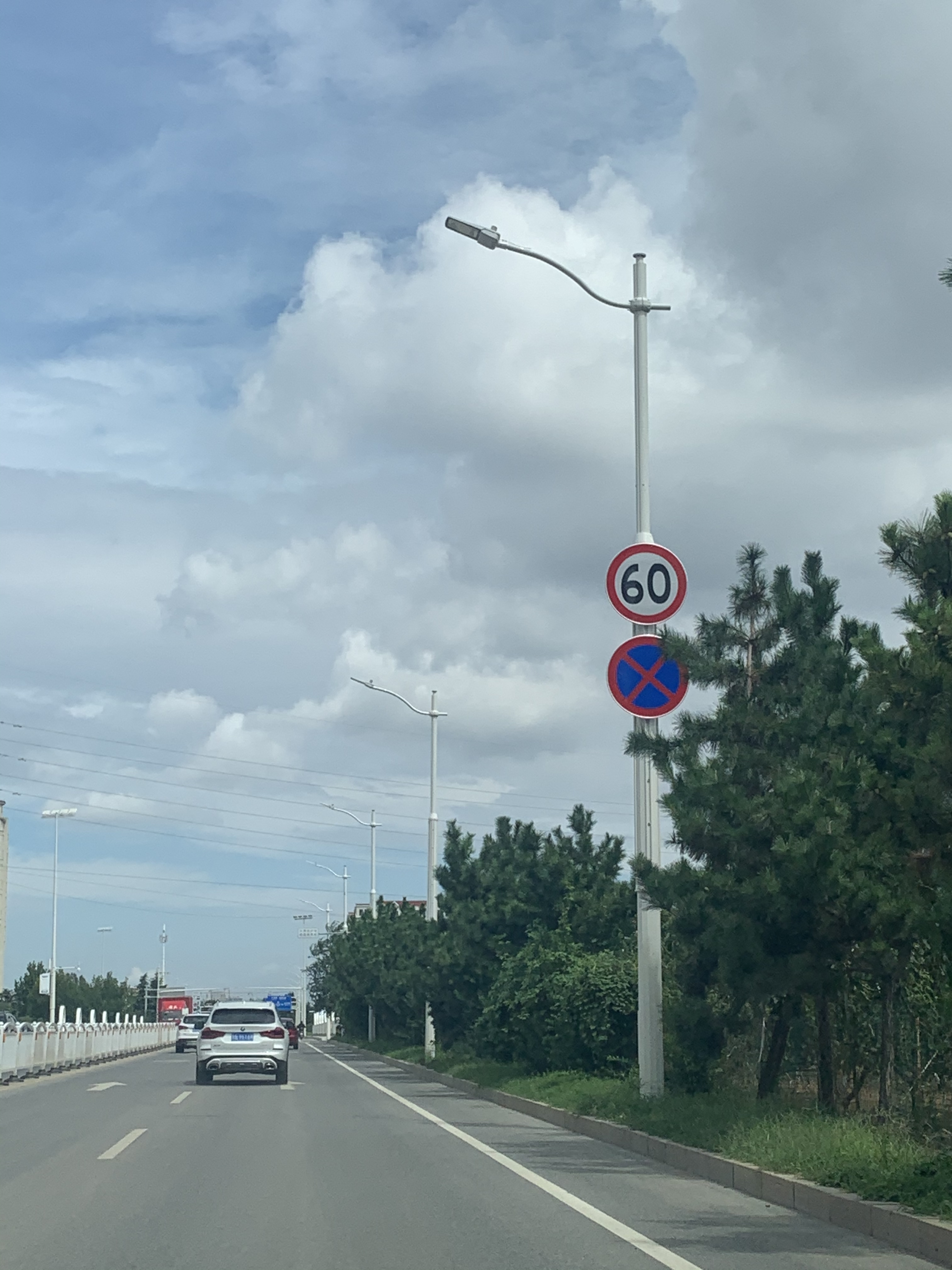 青岛城阳区多功能综合路灯杆上线